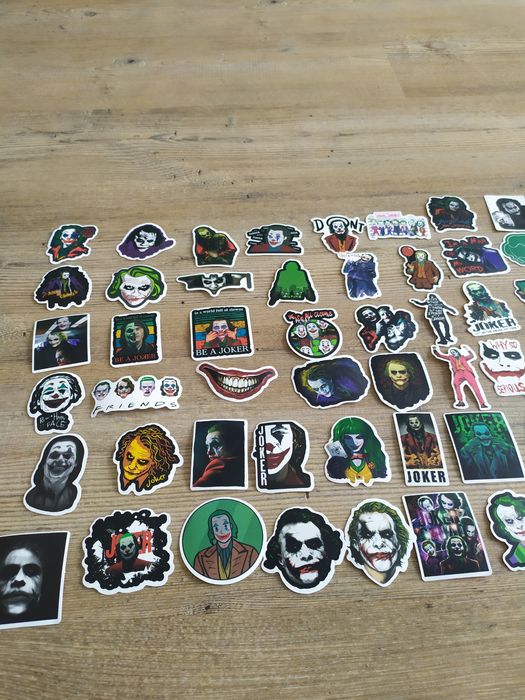 Naklejki z serii Joker 50 sztuk