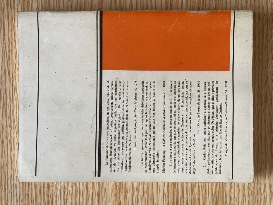 Livro “Introdução à leitura d’Os Maias”