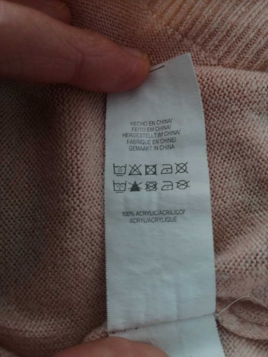 Sweter damski Atmosphere Jasny Pudrowy róż rozmiar 36 S
