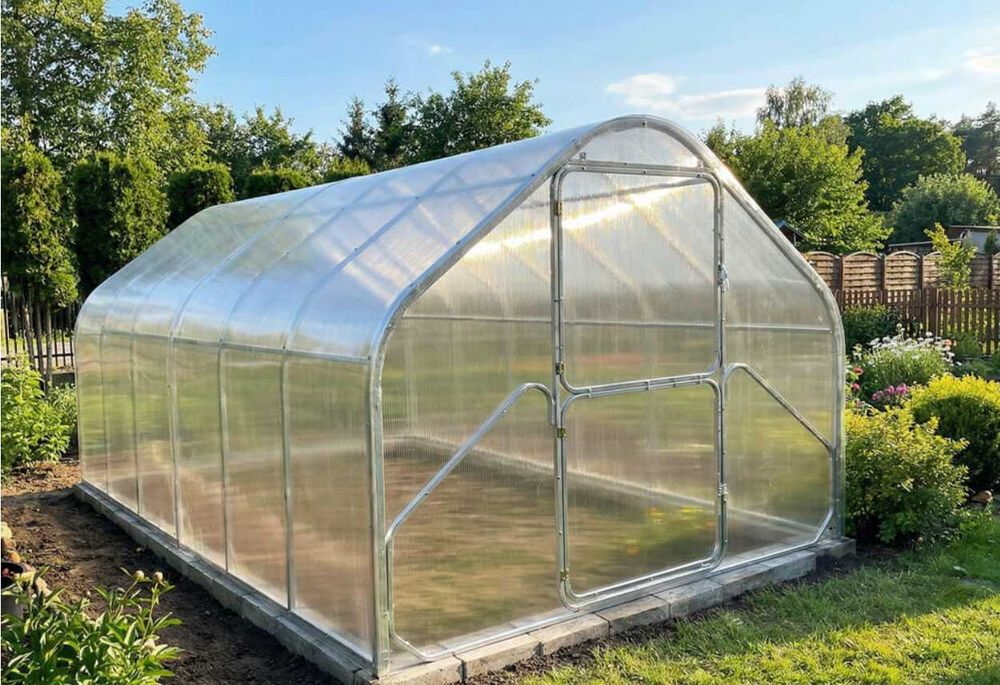 Szklarnia ogrodowa WOLA DOMEK 40x20mm 2,75x4m 2,75x6m 2,75x8m 2,75x10m