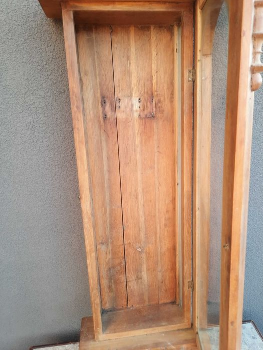 467 Skrzynia obudowa zegara żyłkowego szafka witrynka