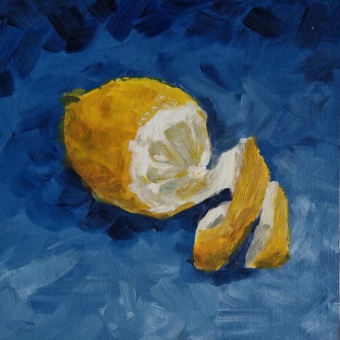 Dyptyk 30x30cm, akryl na podobraziu