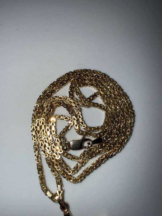 Złoty łańcuszek królewski 585, 14,12 gram