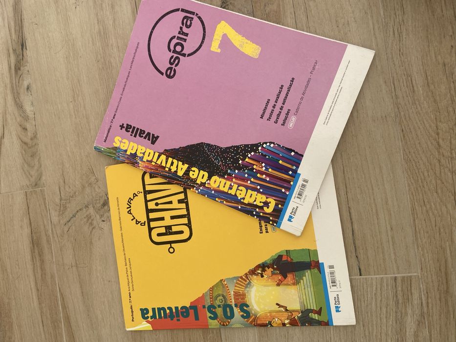 Cadernos de atividades 7.º,8.º,9.º