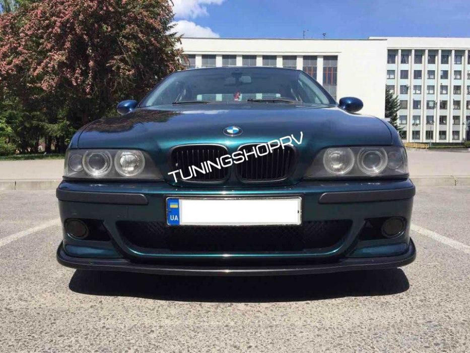 бмв е39 накладка на передний м бампер элерон губа bmw сплиттер
