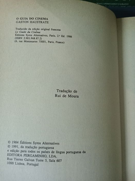 O Guia do Cinema  - Tomos I e II