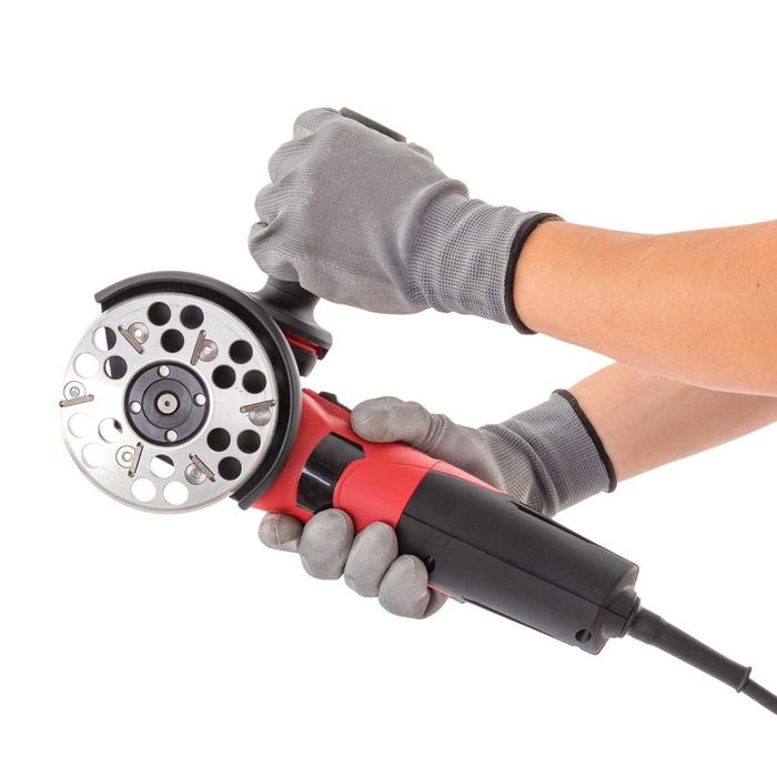 Tarcza do korekcji racic Profi, 6 wymiennych ostrzy, śr. 120 mm