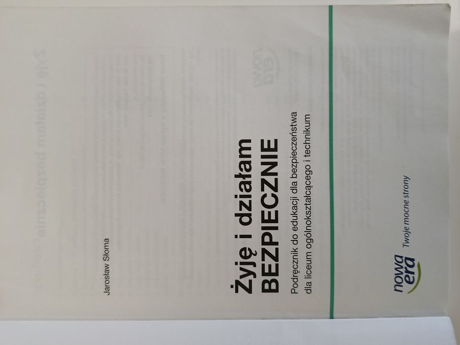 Sprzedam podręcznik do edukacji dla bezpieczeństwa