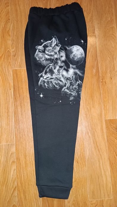 Теплі спортивні штани трьохнитка с начесом рост 134+140