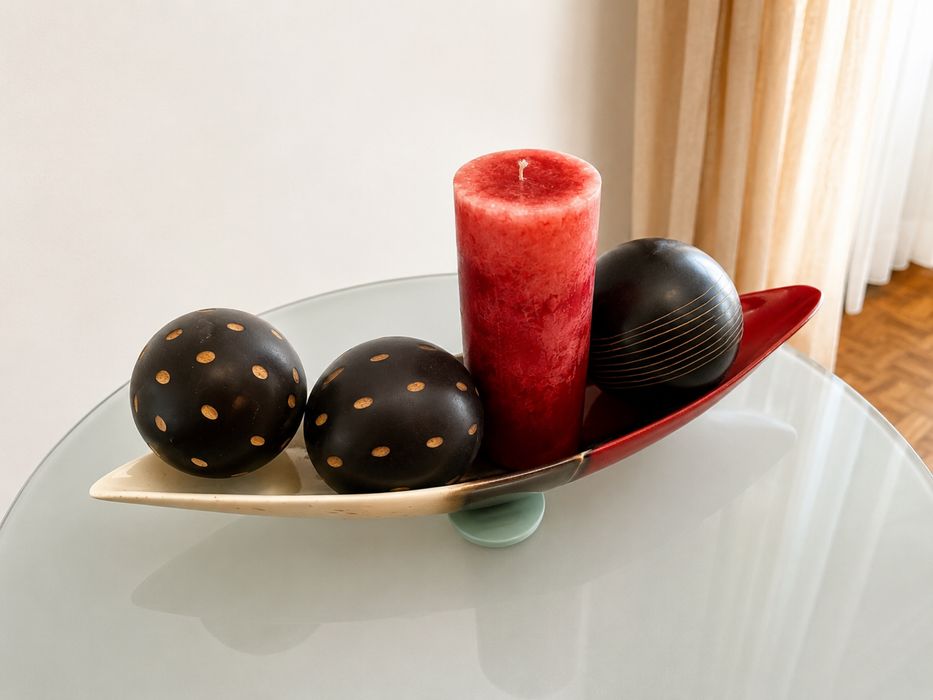 Conjunto de decoração moderno – Centro de mesa + Jarra decorativa