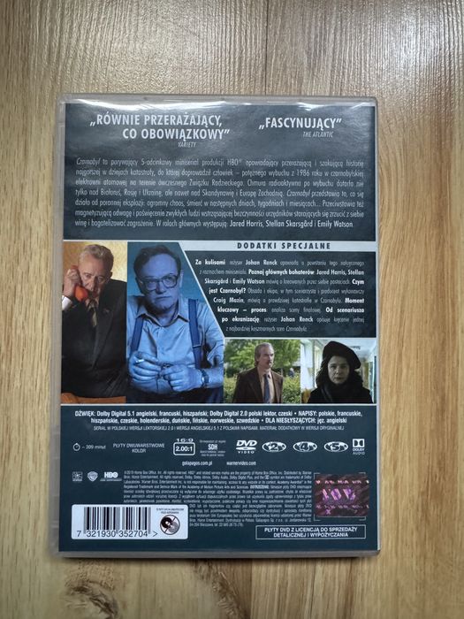 Czarnobyl HBO serial DVD