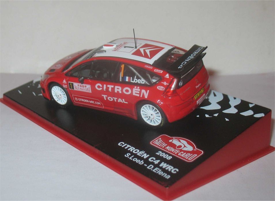 Altaya/Ixo - Citroën C4 WRC -Vencedor Monte Carlo 2008- Sébastien Loeb