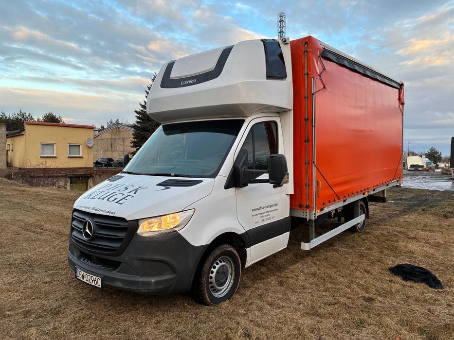 Mercedes-Benz SPRINTER  Pierwszy właściciel. 12 palet , firanka , stan B.dobry.