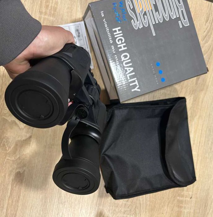 Бинокль/Мощный водонепроницаемый полевой бинокль 70x70. Бінокль
