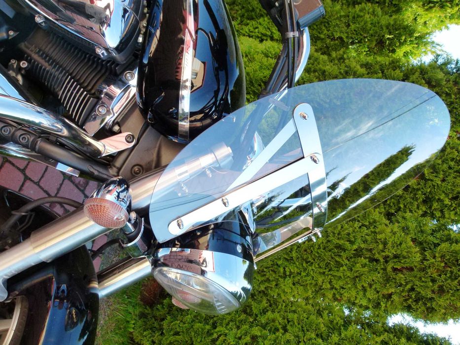 Szyba Yamaha XVS 1300 V Star Bagażnik gmole