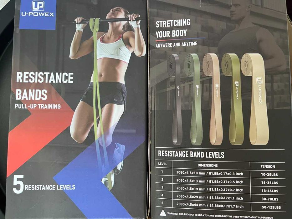 Резинки для фитнеса, петли для подтягивания U-Powex, Оригинал!комплект