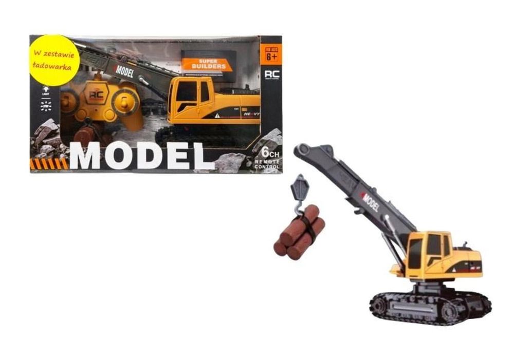 Dźwig gąsienicowy z pilotem i ładowarką ,163x295 mm