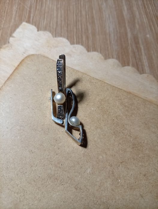 Сережки з перлами