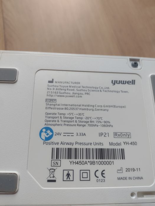 Aparat CPAP do bezdechu sennego