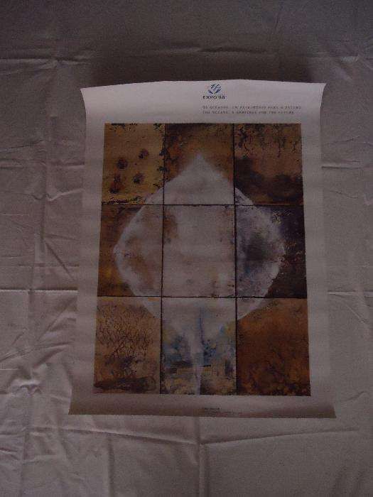 Pôster Original da Expo 98 – Pintura de Ilda David