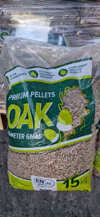Pellet dębowy certyfikowany