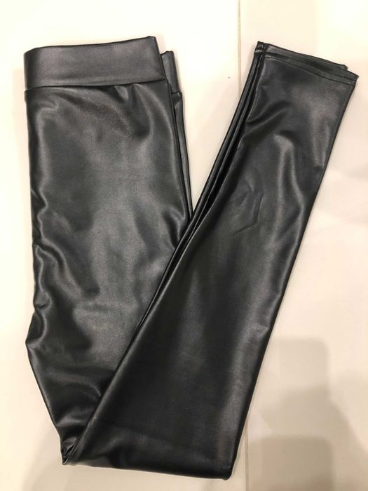 Lateksowe, błyszczące legginsy rozmiar XS (zestaw 10 szt.)