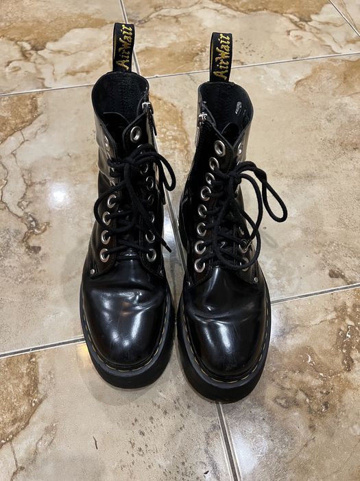 Мартинсы Dr. Martens Jadon Max - Black Buttero