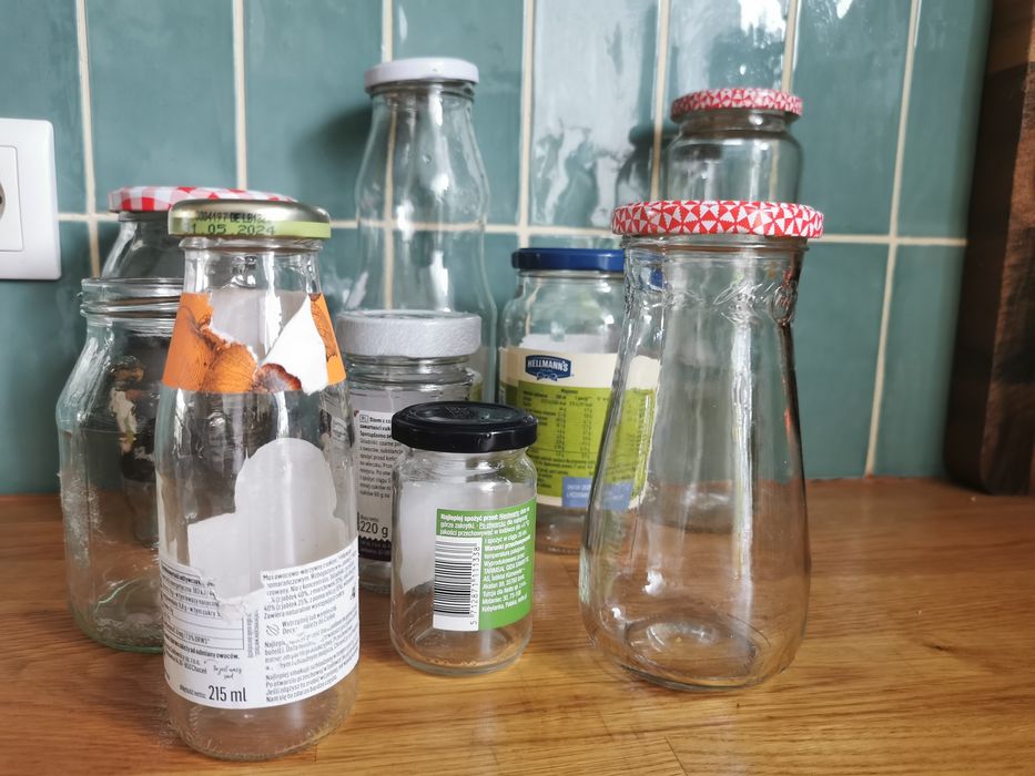 Słoiki 40 sztuk różne pojemności