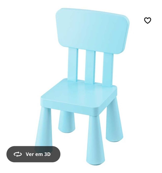Mesa e duas Cadeiras de criança IKEA