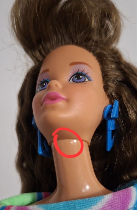 barbie totally hair whitney 1992 lalka/lalki/barbi/unikat/