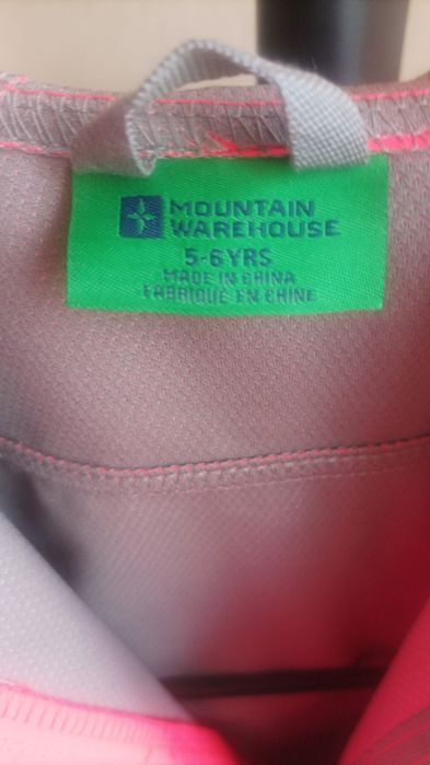Куртка Mountain Warehouse SoftShell Рожева 110р водоотталкивающая
