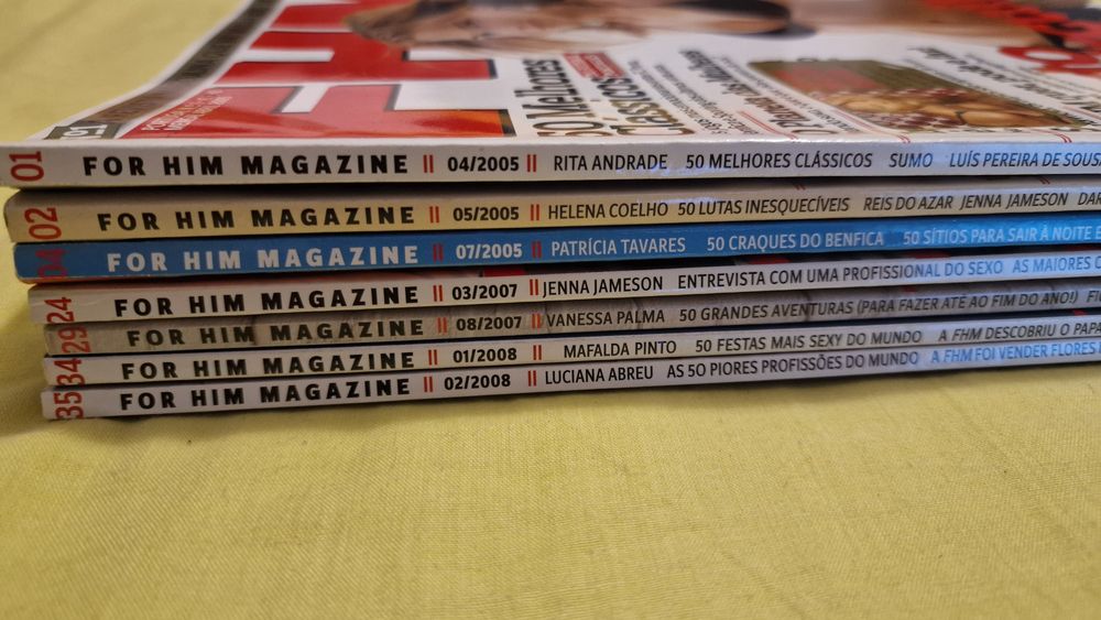 Várias revistas  FHM