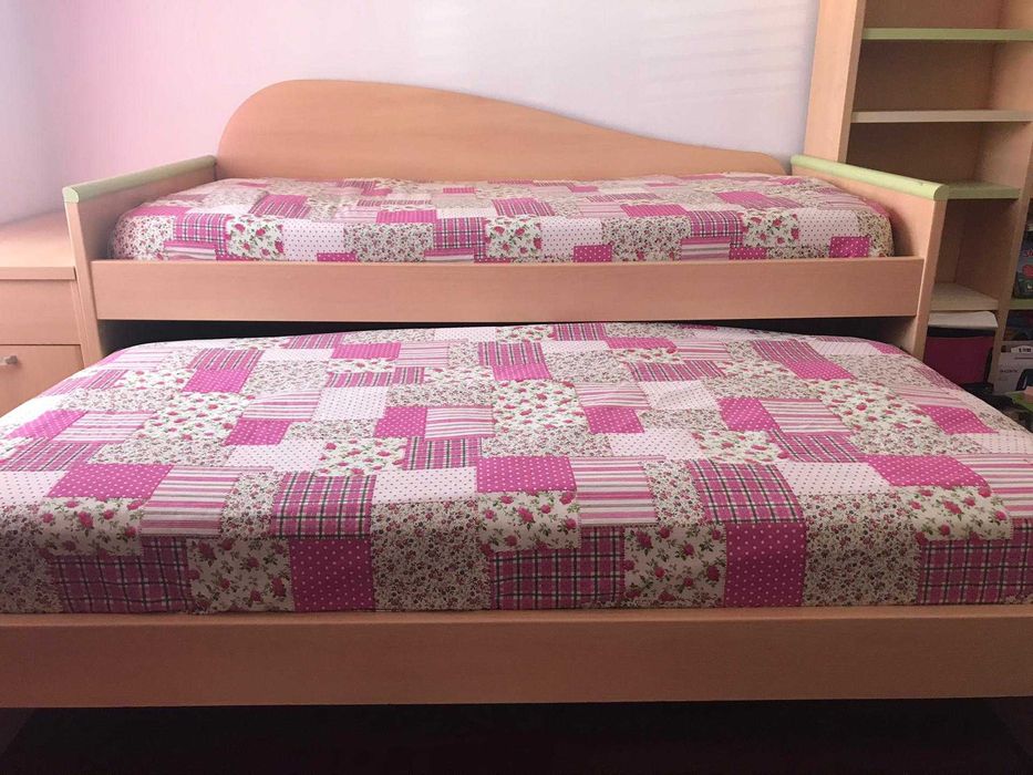 Conjunto de 2 camas para crianças/adolescentes