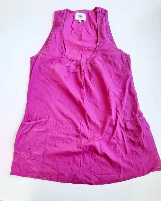 BEZ WAD Tunika ciążowa Carry rozmiar S/36 z kieszeniami fuksja #909