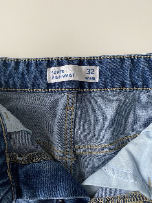 Spodnie damskie/dziewczęce jeansowe jeansy SINSAY rozmiar 32