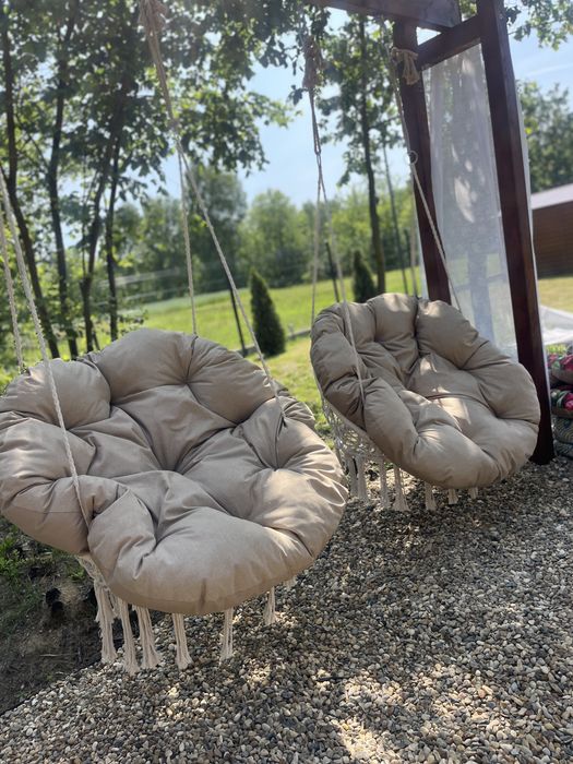 Poducha na kokon fotel bocianow gniazdo huśtawkę taras ogrodu ogród