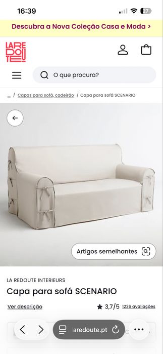 Capa de sofa e poltronas