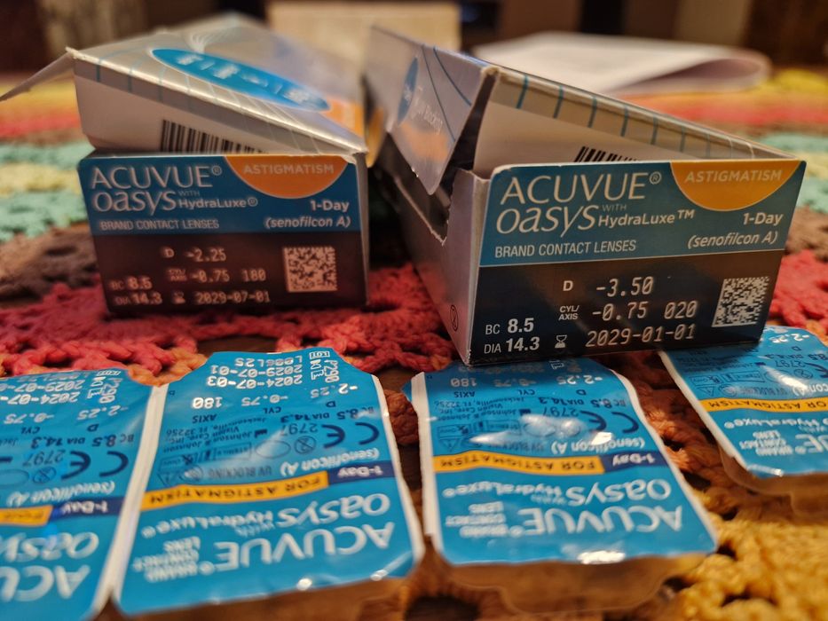 Soczewki kontaktowe Acuvue jednodniowe