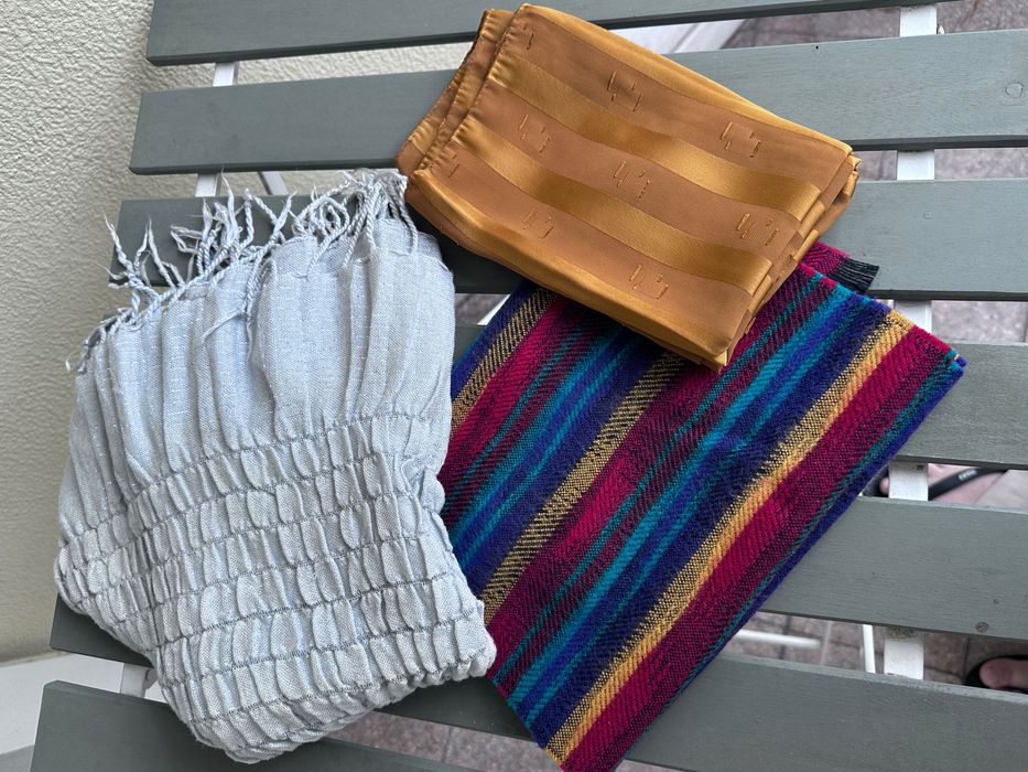 29 lenços pescoço, echarpes e cachecóis em ótimo estado