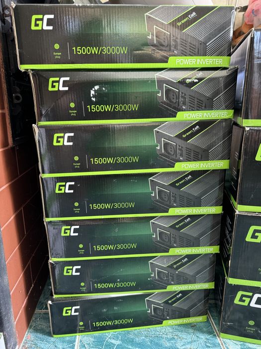 Перетворювач Green Cell 12В на 230В 1500Вт/3000Вт (INV11) Чистий синус