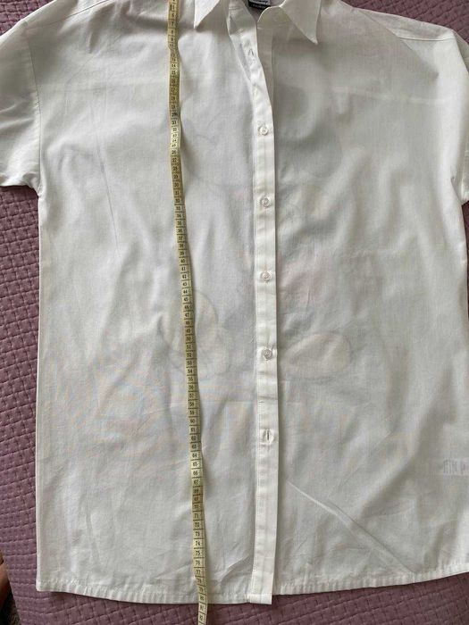 Белая длинная рубашка унисекс с Микки Маусом Disney, размер ХS