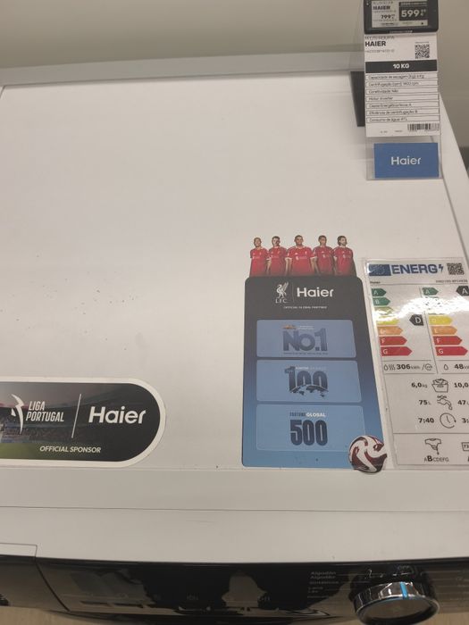 Máquina lavar/secar roupa Haier
