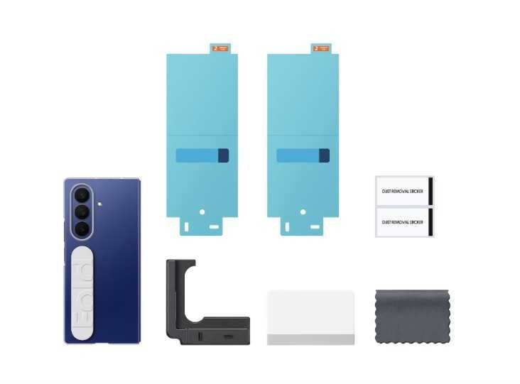 Оригинальный фирменный чехол Samsung Galaxy Z Fold 7 Clear Grip Case