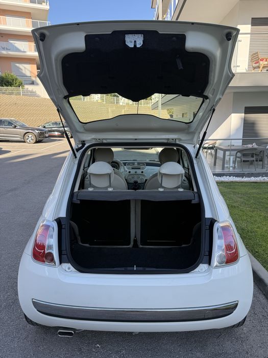 Fiat 500 Lounge • Fire 1.2 Gasolina • Teto Panorâmico • Distribuição Feita • IPO Setembro 2027 • Bem Estimado