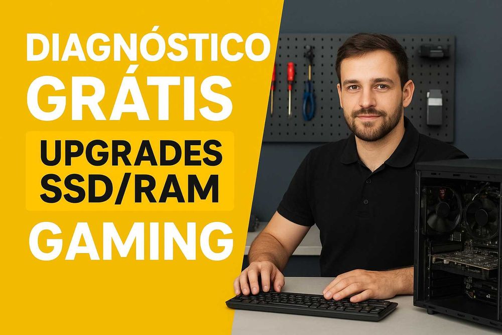 Assistência técnica em informática – Gaming, Trabalho e Estudo
