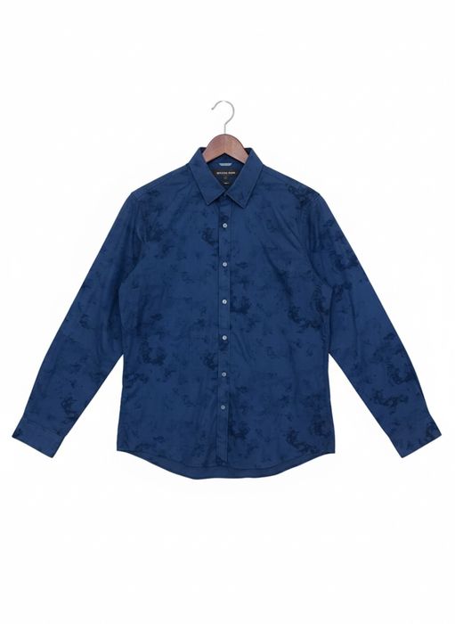 Рубашка Michael Kors оригінал L синя чоловіча