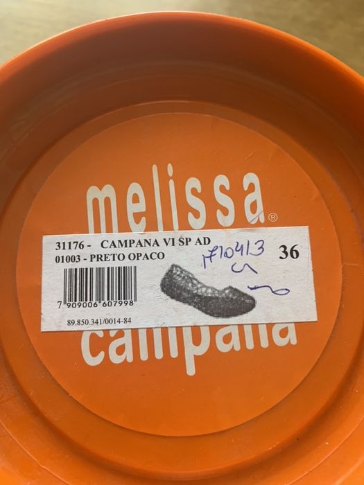 Sandalias Melissa originais nº 37