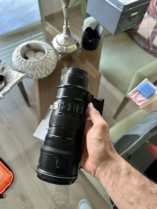 Nikon AF-S 70-200mm f2.8G VR Full Frame Teleobjetiva Profissional