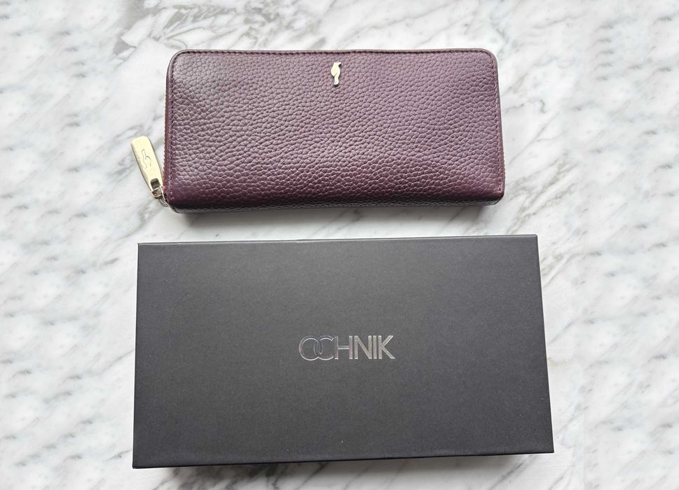 Duży fioletowy portfel damski Ochnik