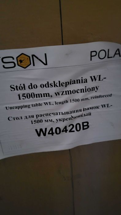 Stół do odsklepiania wielkopolski, ostrowskiej 1500 mm, NOWY